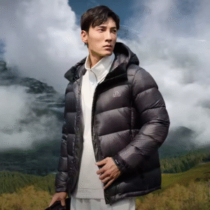 High Quality Down Jacket Men Fashion 1000 Filling Windproof Warm Ultralight 95% White Goose Down Jackets-Black